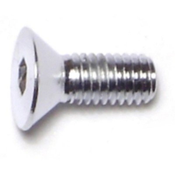 Midwest Fastener #10-32 Socket Head Cap Screw, Chrome Plated Steel, 1/2 in Length, 10 PK 74174